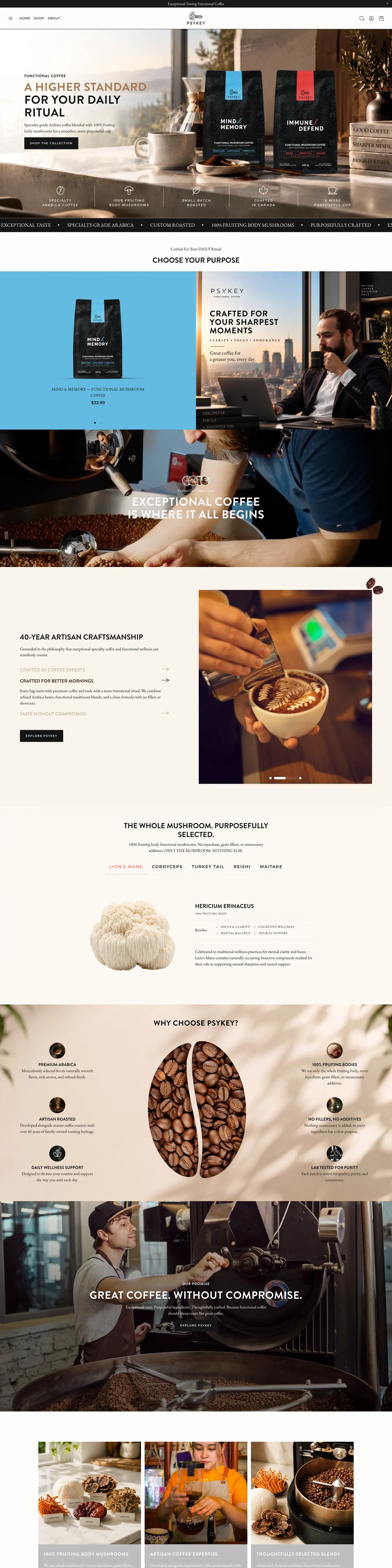PsyKey website